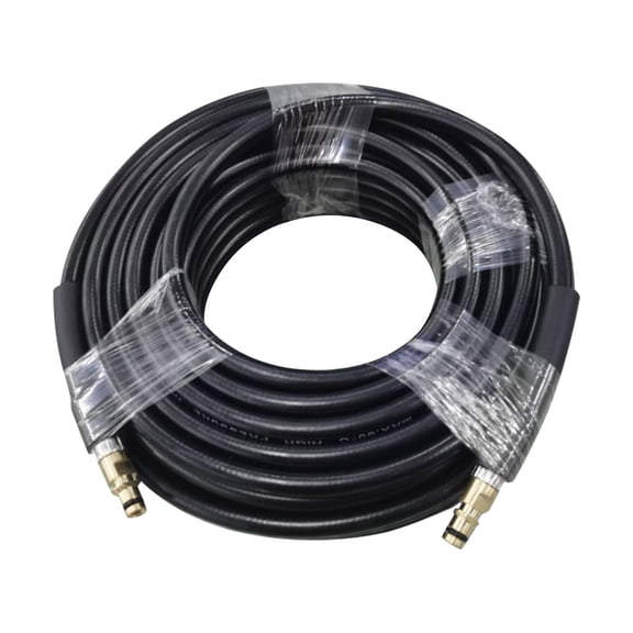 High-Pressure Washer Hose 50 Feet Heavy-Duty Replacement Line with Professional Fitting No. 1 for Powerful Outdoor Cleaning and Industrial Performance