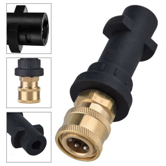 High Pressure Washer Nozzle Adaptor For Karcher K Series, 1/4 Inch Quick Connect Socket, Stainless Steel & K2 K3 K4 K5 K6