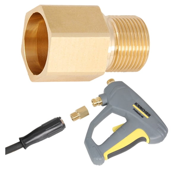 High-Pressure Washer Quick Connect Adapter- for Brass, Easy, for Karcher