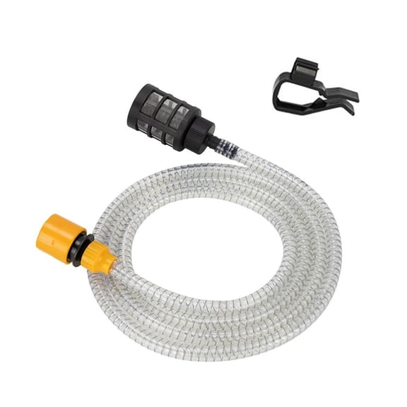 High Pressure Washer Water Hose, 118inch Self-Priming Inlet Hose, Kink-Resistant, Steel Wire Reinforced for Car Wash & Versatile Use