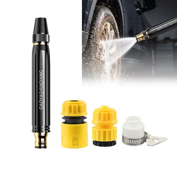 High Pressure Washer with Nozzle Connector Set,Power Direct Spray Gun Car Water Gun, Multi Function Watering Sprayer for Cleaning Yard Pets Car