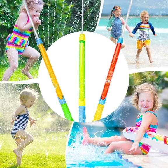 High Pressure Water Blaster Toy Pump Action Summer Pool Accessory 11.9 Inch Long Distance Soaker for Beach Backyard Parties Outdoor Water Fight Activities Random Color.
