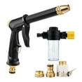 thumbnail image 1 of High Pressure Water Car Washing Garden Tool with Three Connector Foam Pot Portable Garden Hose Nozzle, 1 of 7