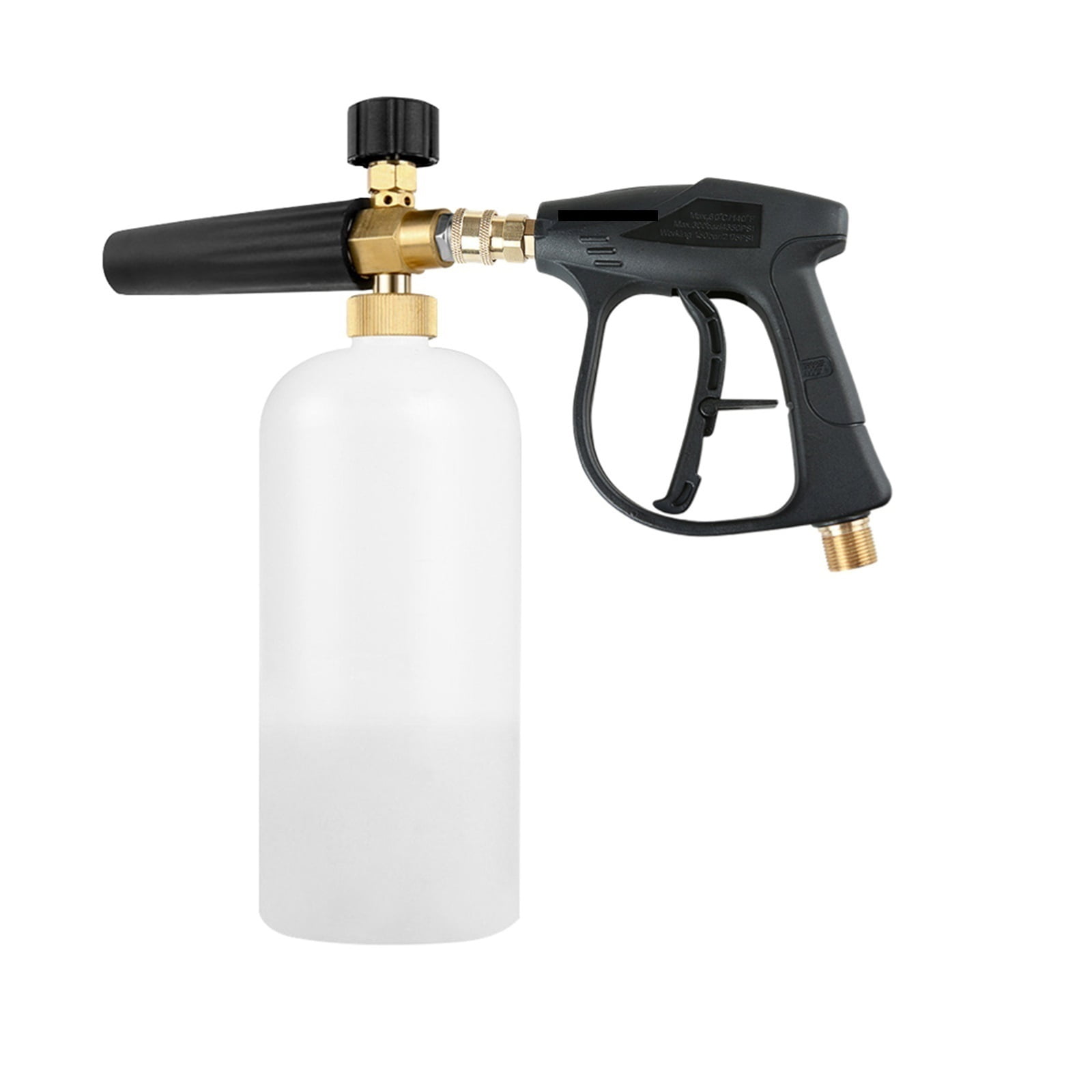 High Pressure Water Gun 220bar Foam PA Kettle Plastic Metal Portable For Car Truck Motorcycle Floor For Window Cleaning ,Effortless cleaning