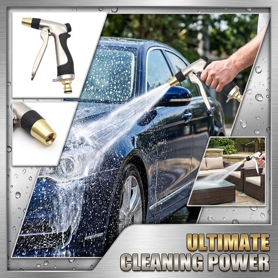 High Pressure Water Hose Nozzle, Garden Hose Pressure Washer Attachment, Adjustable Pattern, Car Pressure Washer, Under Car, Dog Washing, 6 In, 1 Pc