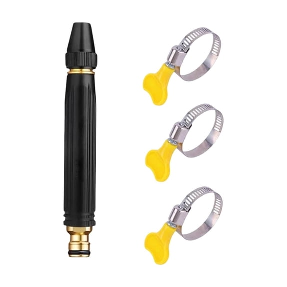 High Pressure Water Nozzle Jet Sweeper Nozzle Car Wash Sprayer Garden Cleaning Tool with Multiple Modes for Car Wash, Garden Watering, and Power Cleaning, 1-Pack