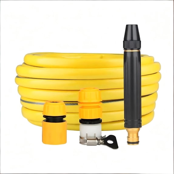 High Pressure Water Nozzle Jet Sweeper Nozzle Car Wash Sprayer Garden Cleaning Tool with Multiple Modes for Car Wash, Garden Watering, and Power Cleaning, 1-Pack
