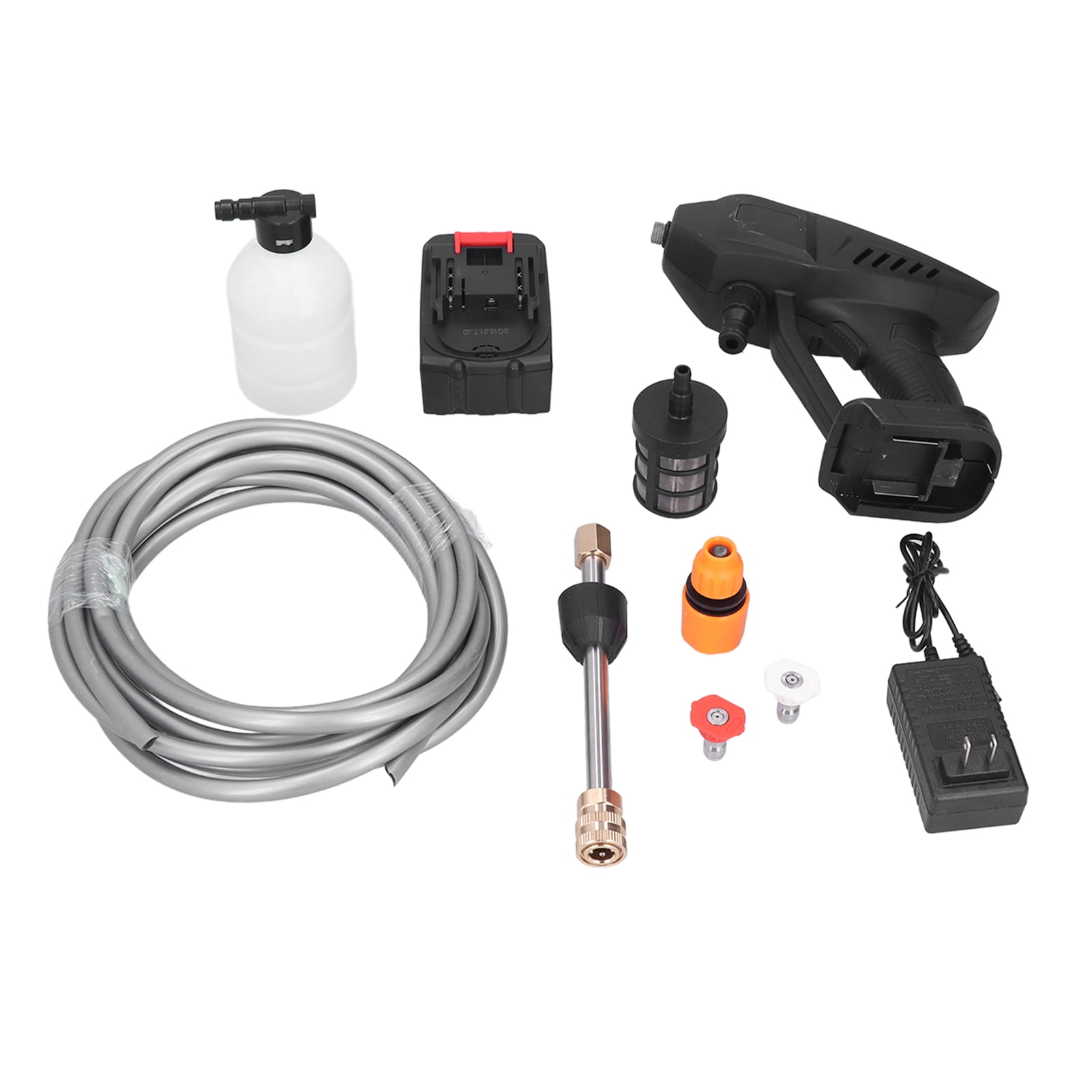 High-Pressure Wireless Water Gun, 3.5L/min Flow Rate, US100-240V Compatible Portable Car Wash Machine
