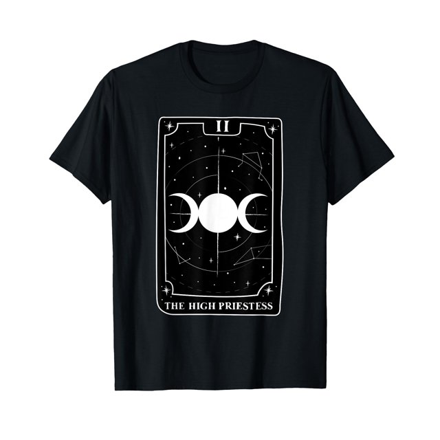 High PriestessTarot Card Occult Beliefs Divination Magic TShirtM