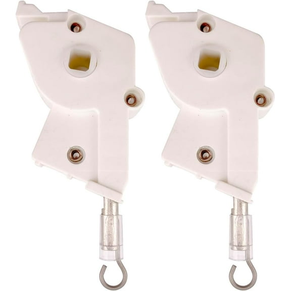 High Profile 2" Plastic Wand Tilter for Horizontal Blinds 2ct - Square Rod Compatible, Durable Control Mechanism