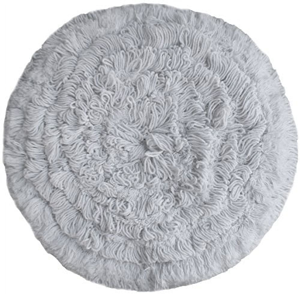 High-Profile Carpet Bonnet Pads - 6 Pack - Rayon Blend for Abrasion & Absorbency - Aggressively Loosen Carpet Soil - 19 Inch