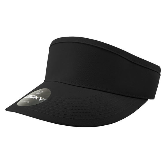 Decky 3015 High Profile Cotton Visors Hat-Black