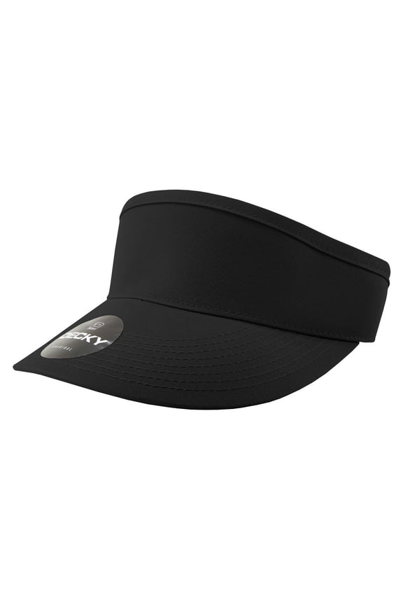3015 High Profile Cotton Visors Hat-Black