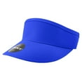 thumbnail image 1 of Decky 3015 High Profile Cotton Visors Hat-Royal, 1 of 3