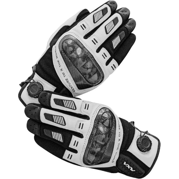 High Protection Motorcycle Gloves - Men & Women Full Finger Motorbike Gloves for BMX, ATV, Road Racing