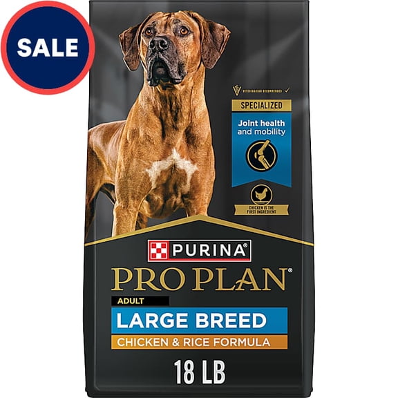 Purina Pro Plan High Protein Digestive Health Chicken and Rice Formula Large Breed Dry Dog Food 47 lbs.