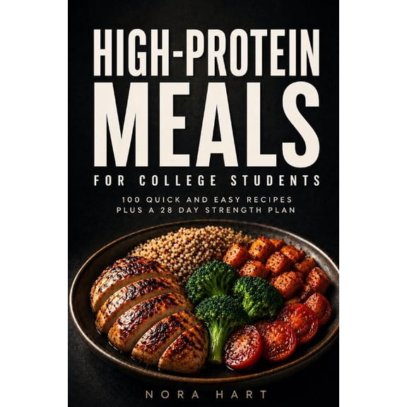 College Kitchen High Protein Meals for College Students: 100 Quick and Easy Recipes plus a 28 Day Strength Plan, (Paperback)
