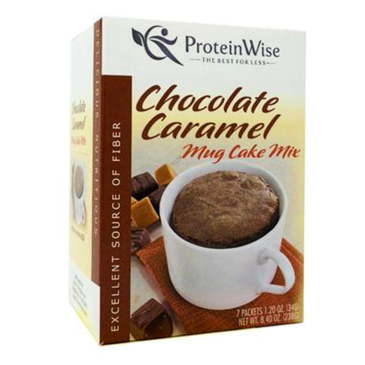 High Protein Mug Cake Mix, Chocolate Caramel, Gluten Free, Trans Free