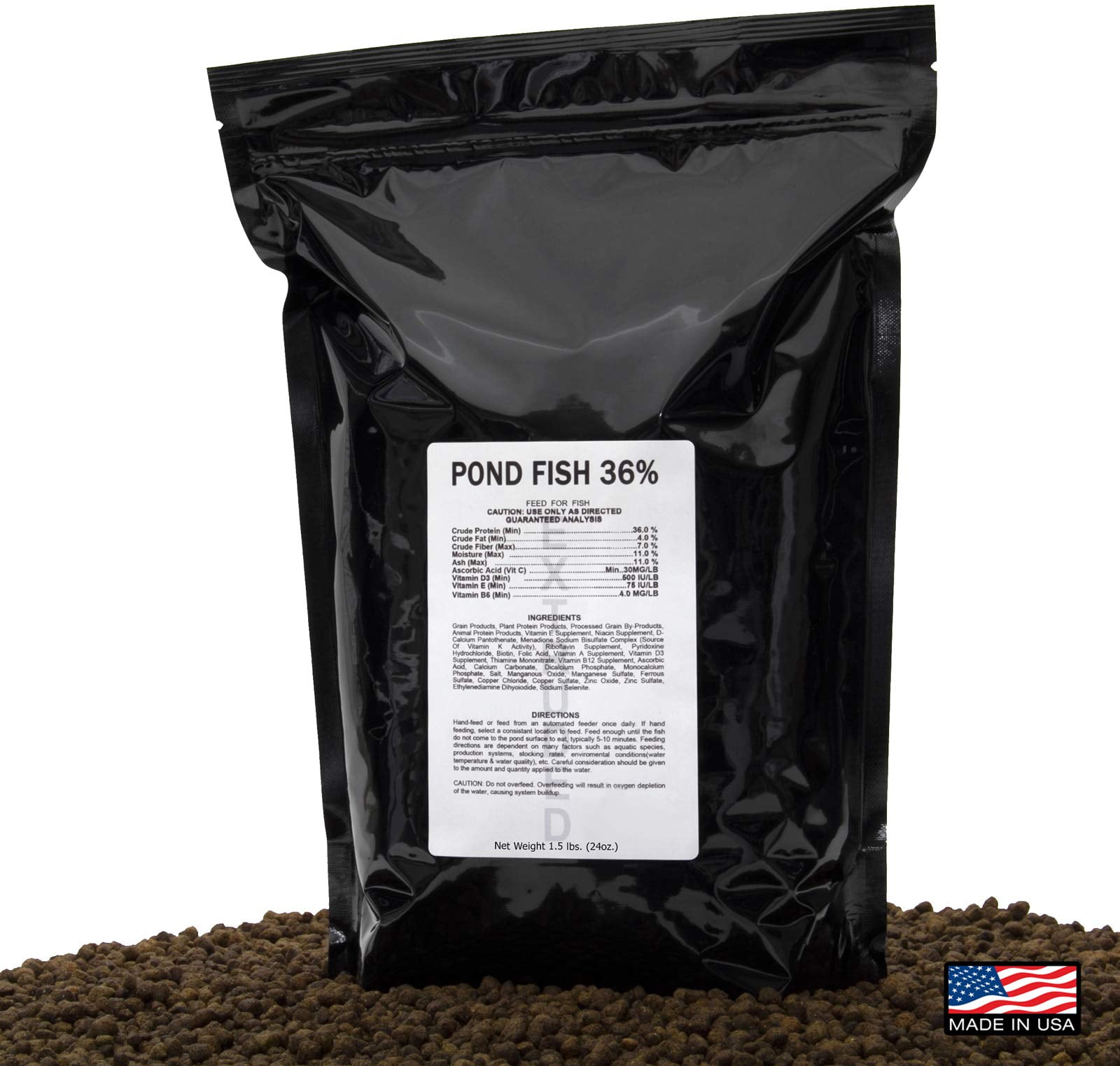 HighProtein Pond Fish Feed for Some Larger Species in a Pond Feeding