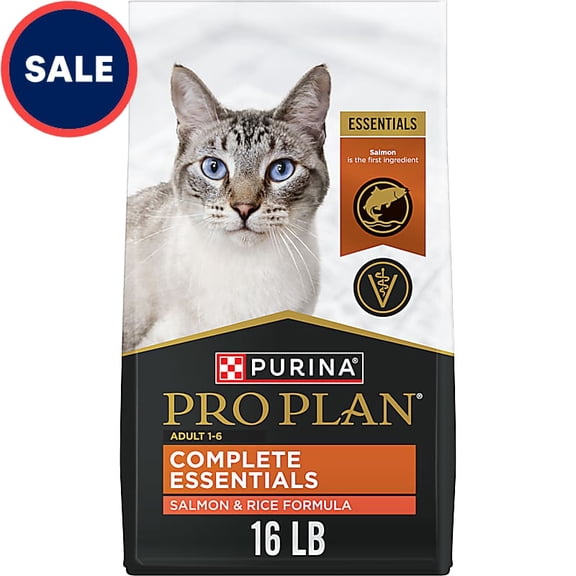 Purina Pro Plan High Protein with Probiotics Salmon & Rice Formula Dry Cat Food 16 lbs.