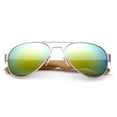 thumbnail image 1 of High Qaulity Real Bamboo Arm Aviator Sunglasses Bamboo Sunglasses for Men & Women, 1 of 2
