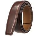 thumbnail image 1 of High Quality 1.18-1.22in Width No Holes Cowhide Leather Belt Without Automatic Buckle Luxury Brand Mens Ratchet Belts Black Brown men gifts, 1 of 6