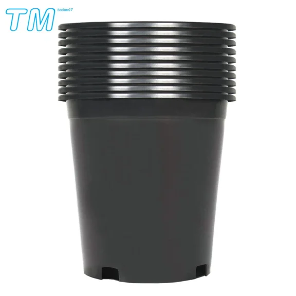 High Quality 10 Pack 1 Gal Flower Pots Plant Nursery Pots For Garden Planting