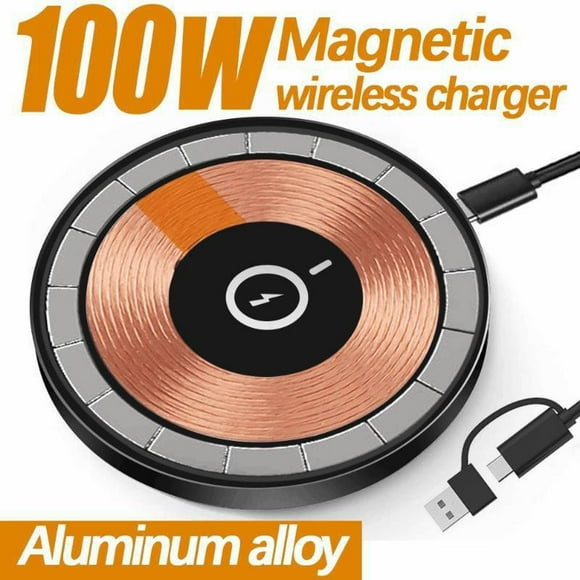 High Quality 100W Original Magnetic Wireless Charging for IPhone 14 13 11 12 Pro Max Mini USB C Plus XR X XS MAX SE Airpods Fast Charger