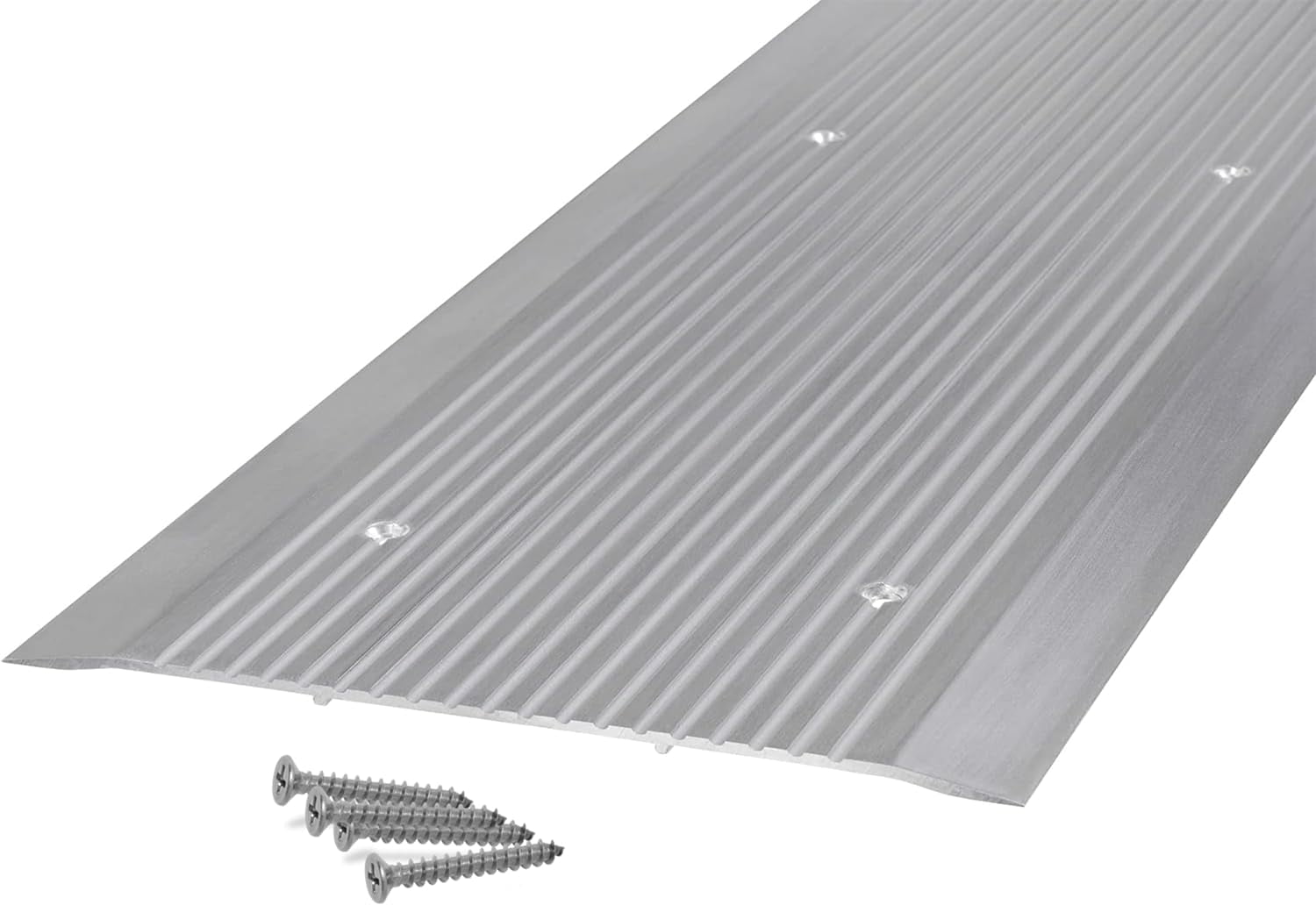 High Quality 12" Wide Aluminum Door Threshold, Door Flat Utility Thresholds For Doorways (Silver