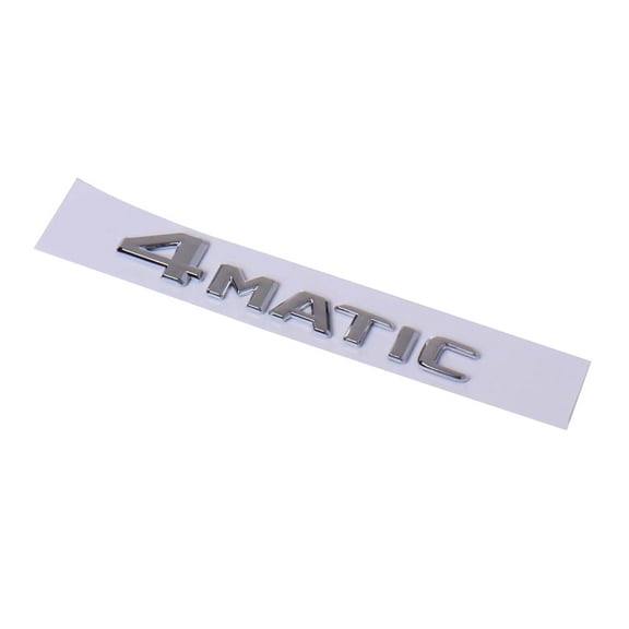 High Quality 3D Chrome Discharge Capacity Car Model Refitting Badge Sticker Car Trunk Rear Emblem Badge Chrome Letters For Mercedes 4-Matic 4Matic
