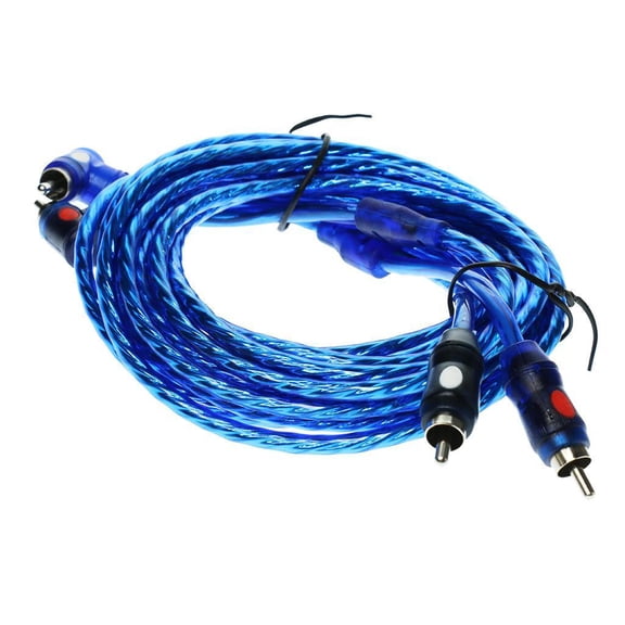High Quality 4.5 Meters Male RCA Car Audio Power Cable for DVD Player, Subwoofer, Digital Receivers