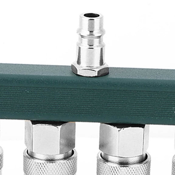 High,Quality 4,Way Air Fitting, 1/4in NPT, Brass Galvanized, Multi,Tool Pneumatic Setup