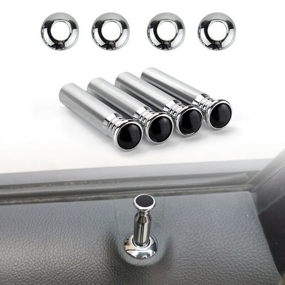 High Quality 4Pcsset Car Auto Door Knob Latch Lift Pin Lock Replacement Kit