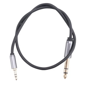 High Quality 6.35 mm to 3.5 mm Jack Aux Cable for Electronic Keyboard Guitar Mixer Audio Connector Stereo Sound Adapter