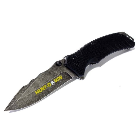 High Quality 9"Black FoldingKnife with Belt Clip