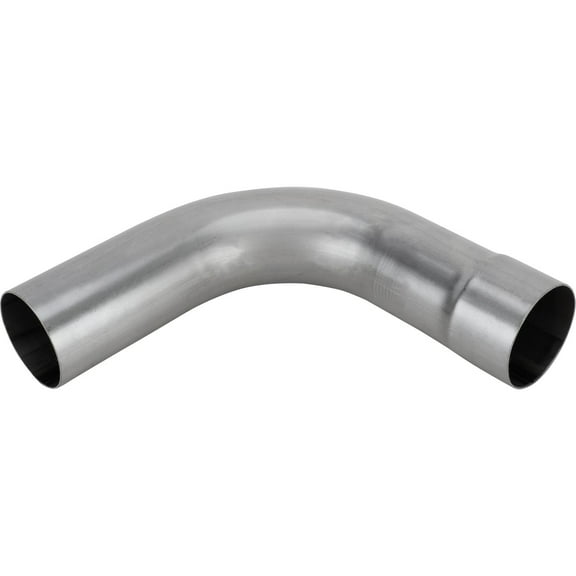 High-Quality 90 Degree Mandrel Bend Exhaust Pipe - 3 Inch Diameter - Premium Mild Steel Construction - Anti-Rust Coated Finish - Perfect for Custom Exhaust Systems
