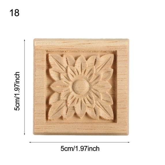 High Quality Accessories European Style Decoration Crafts Home Decor Furniture Foot Legs Cabinet Seat Feets Vintage Wood Carved 18