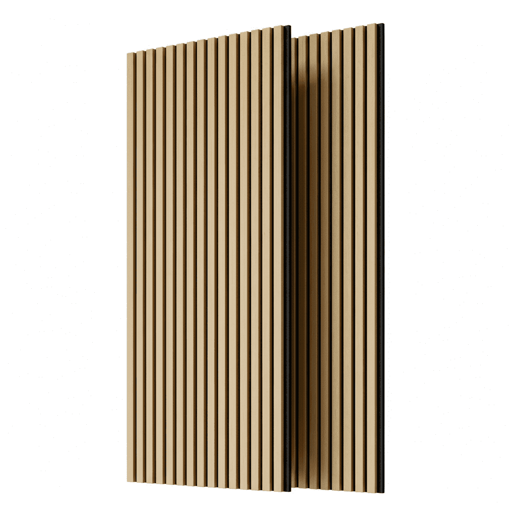 High-Quality Acoustic Wall Panels, 2PC Wood Slat Panels for Interior ...