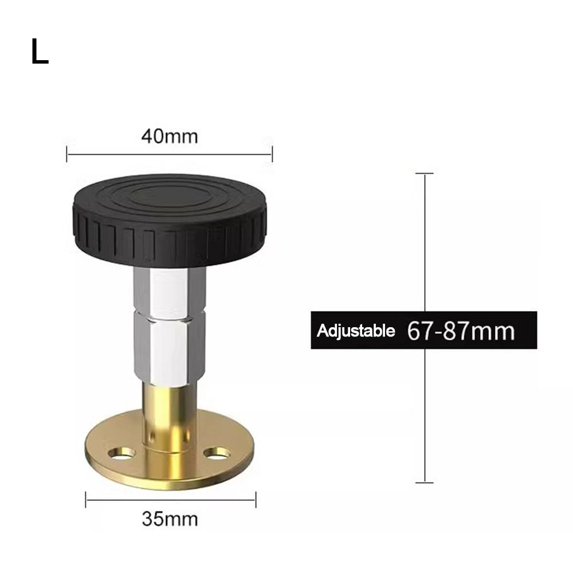 High Quality Adjustable Fixer for Cabinets Sofas Anti-Shake Bedside Headboards Bed Frame Headboard Stoppers Threaded L