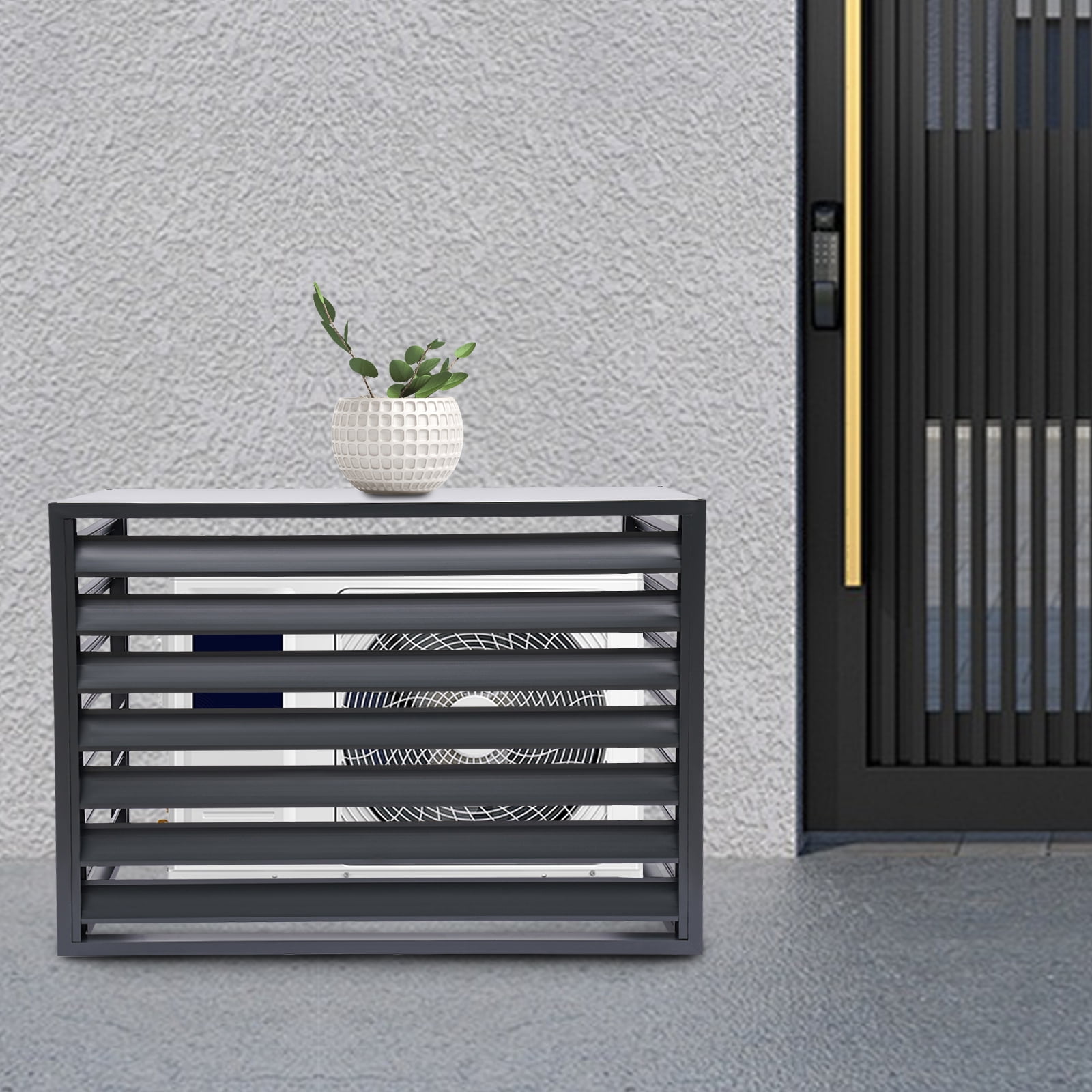 High-Quality Aluminum Alloy Air Conditioner Fence, Elegant Design with ...
