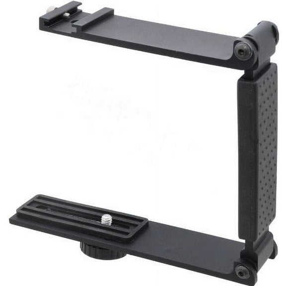 High Quality Aluminum Mini Folding Bracket For Canon PowerShot G3 X (Accommodates Microphones Or Flashes)