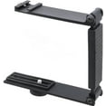 thumbnail image 1 of High Quality Aluminum Mini Folding Bracket For Sony FDR-AX700 (Accommodates Flashes, Lights Or Microphones), 1 of 4