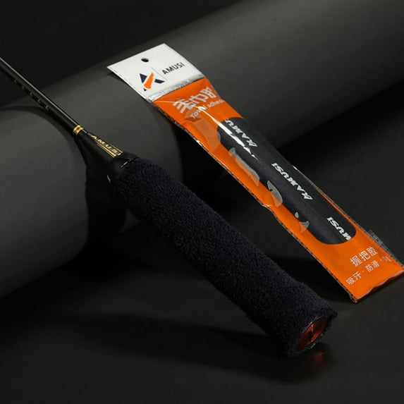 High Quality Anti-slip Tennis Towel Grips Microfiber Anti Slip Band Badminton Racket Towel Tape Sweat-absorbing Tape Badminton Racket Handle Belt BLACK
