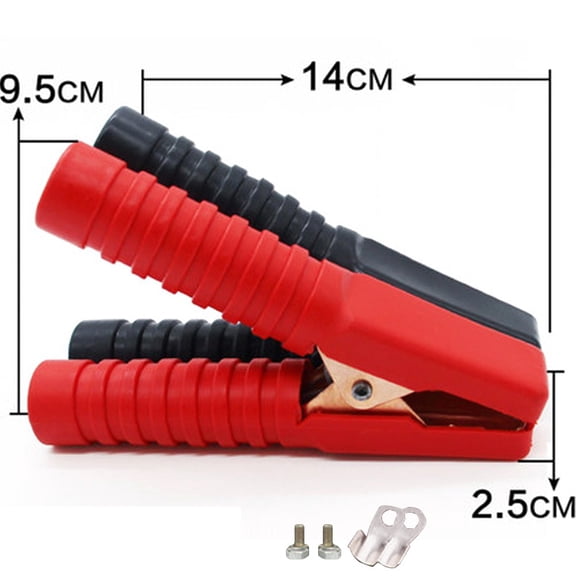 High Quality Battery Test Clips for Cars and Boats 2PCS Heavy Crocodile Clips