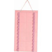 GreenHaven Martial Arts Belt Display Wall Mount Pink Felt for Taekwondo