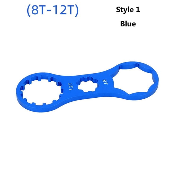 High Quality Bicycle Accessories MTB 8T 12T Wrench Shock Absorber Repair Tool Bike Front Fork BLUE STYLE 1