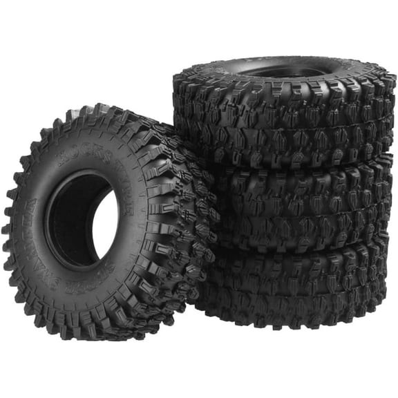 High Quality Black 1.9inch Foam Insert RC Crawler Tires for Axial SCX10,SCX10-II 1/10 RC Car