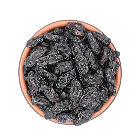 High Quality Black Dried Fresh Raisins Seedless, Ready to Eat Resealable Bag, Secret Garden's