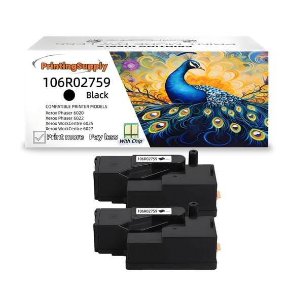 High-Quality Black Toner Cartridge for Xerox Phaser 6020 6022 WorkCentre 6025 6027