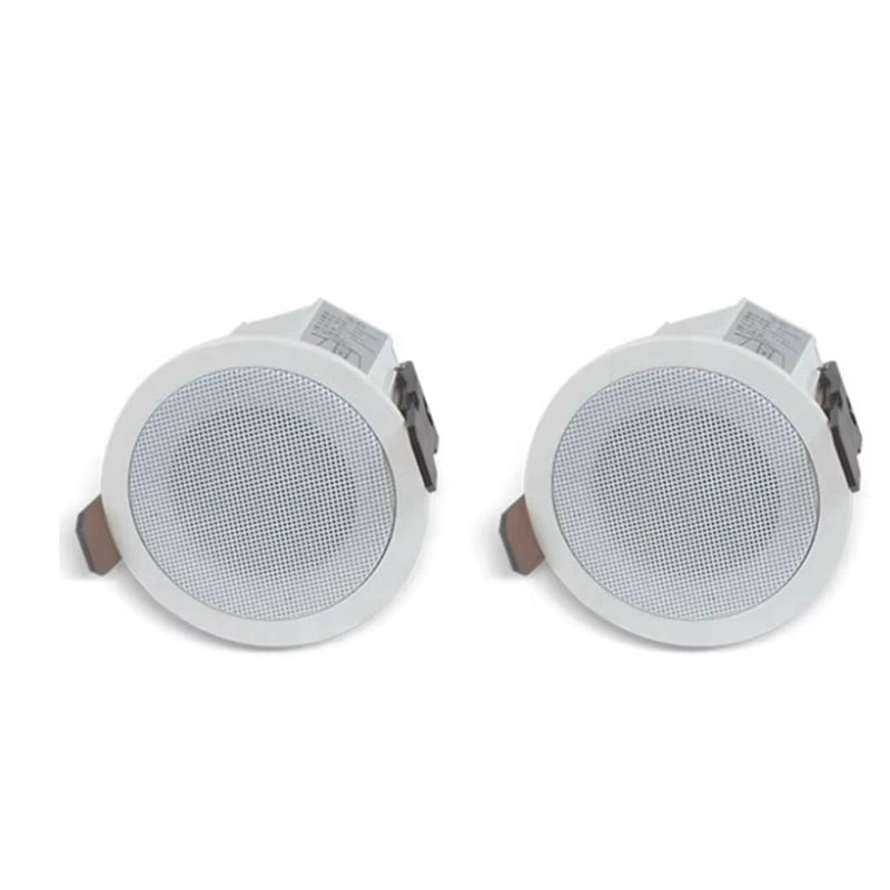 IHome Bluetooth Weatherproof Speakers - Pair Of 4" 100W Indoor/Outdoor Wall Mount Speakers